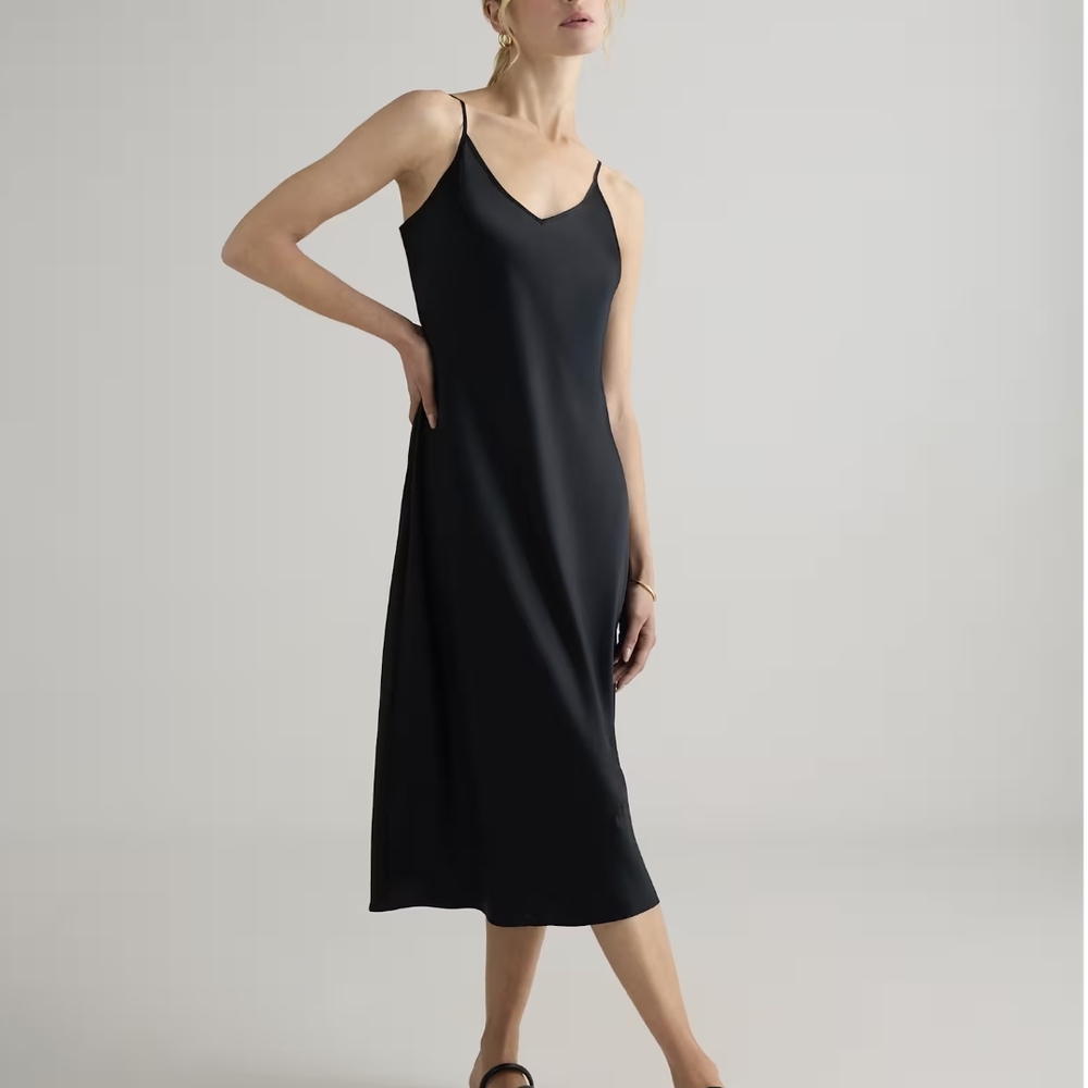 Quince Washable Silk Slip Dress